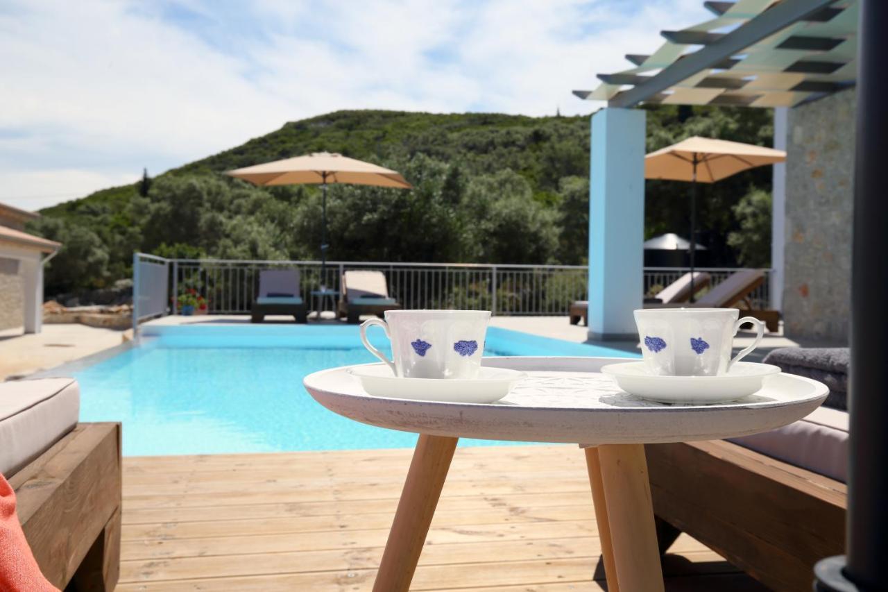 Tsakmakis Villas Luxury- Panoramic Sea View - Lefkada ซูกาเลดส์ ภายนอก รูปภาพ
