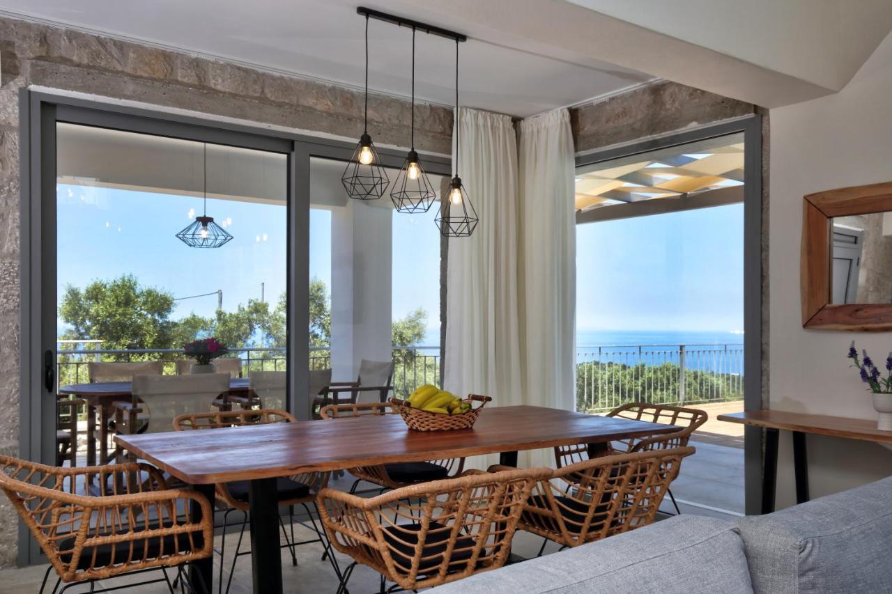 Tsakmakis Villas Luxury- Panoramic Sea View - Lefkada ซูกาเลดส์ ภายนอก รูปภาพ