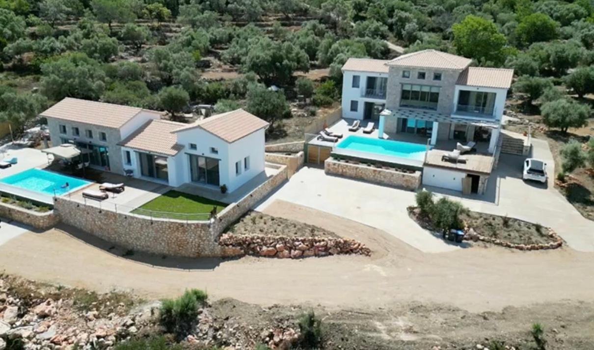 Tsakmakis Villas Luxury- Panoramic Sea View - Lefkada ซูกาเลดส์ ภายนอก รูปภาพ