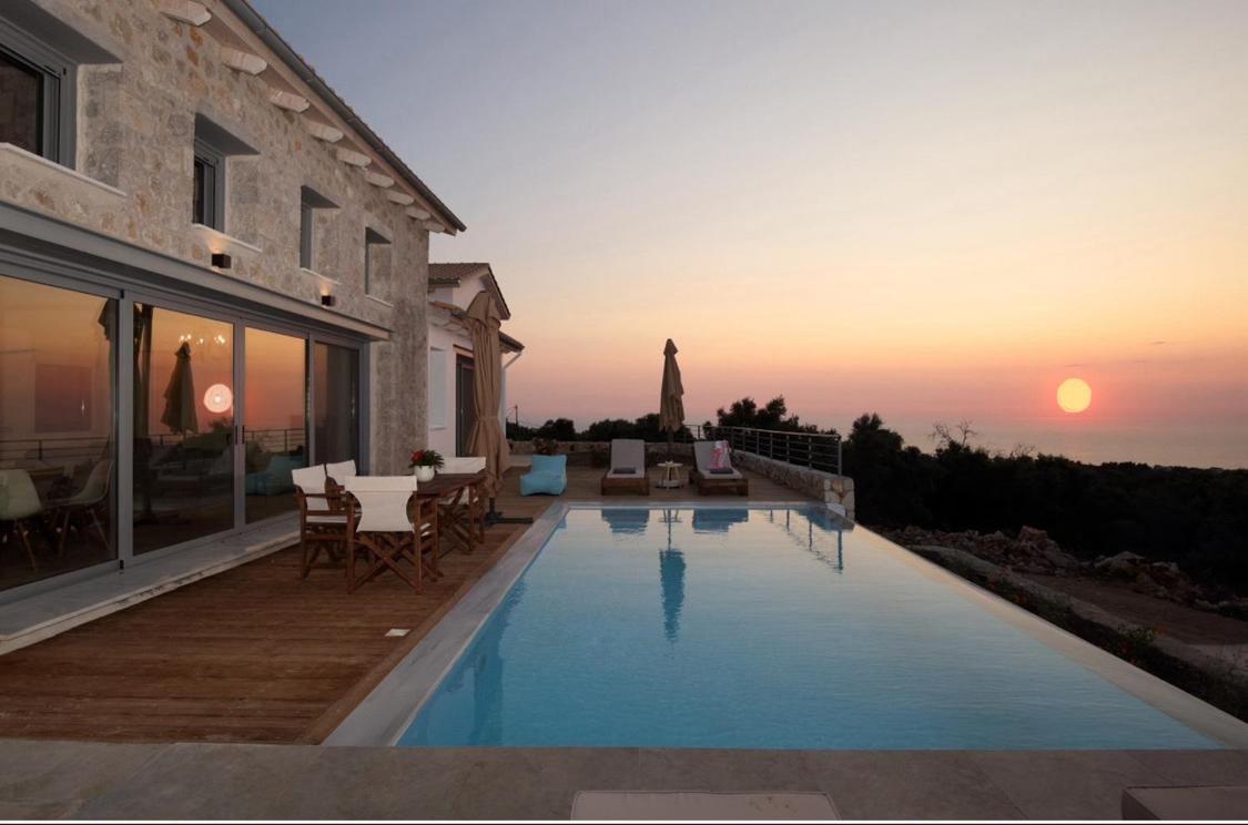 Tsakmakis Villas Luxury- Panoramic Sea View - Lefkada ซูกาเลดส์ ภายนอก รูปภาพ